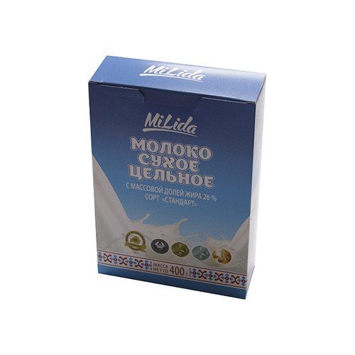 Whole milk powder with fat mass fraction 26%