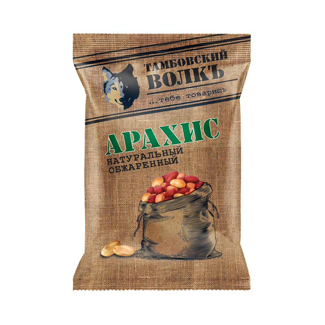 Roasted peanuts “Tambov Wolf”