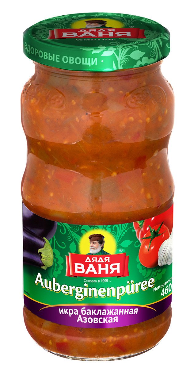 Caviar Uncle Vanya eggplant Azovskaya 460 g