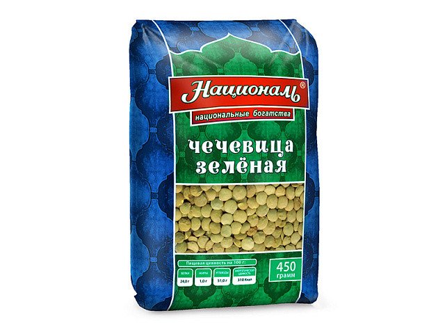 Green lentils TM “National”
